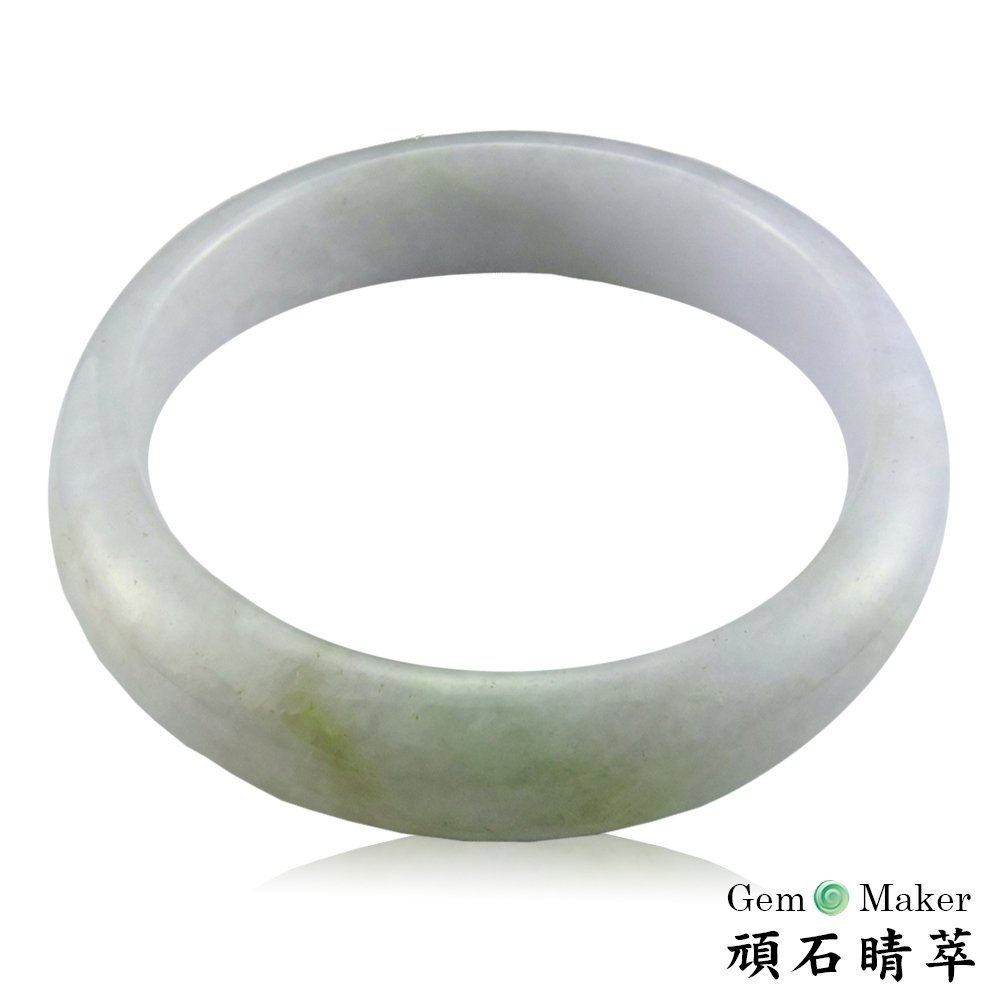 【GemMaker頑石睛萃】春帶彩天然A貨翡翠手鐲