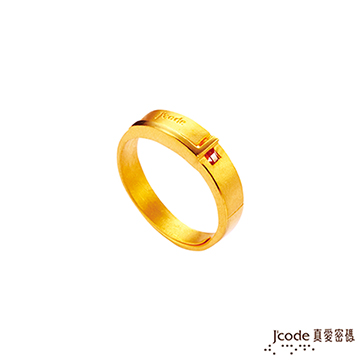 J’code真愛密碼 收藏黃金/水晶女戒指
