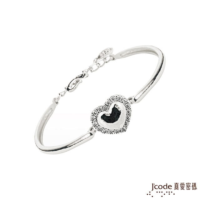 Jcode真愛密碼 簡單愛純銀手環