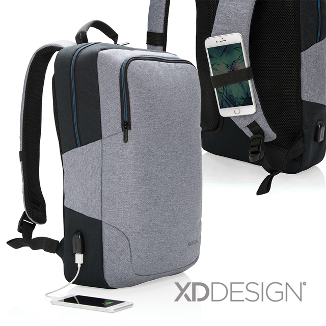XDDESIGN Arata 外掛式行動充電通勤﹧休閒15吋筆電後背包 (桃品國際公司貨)