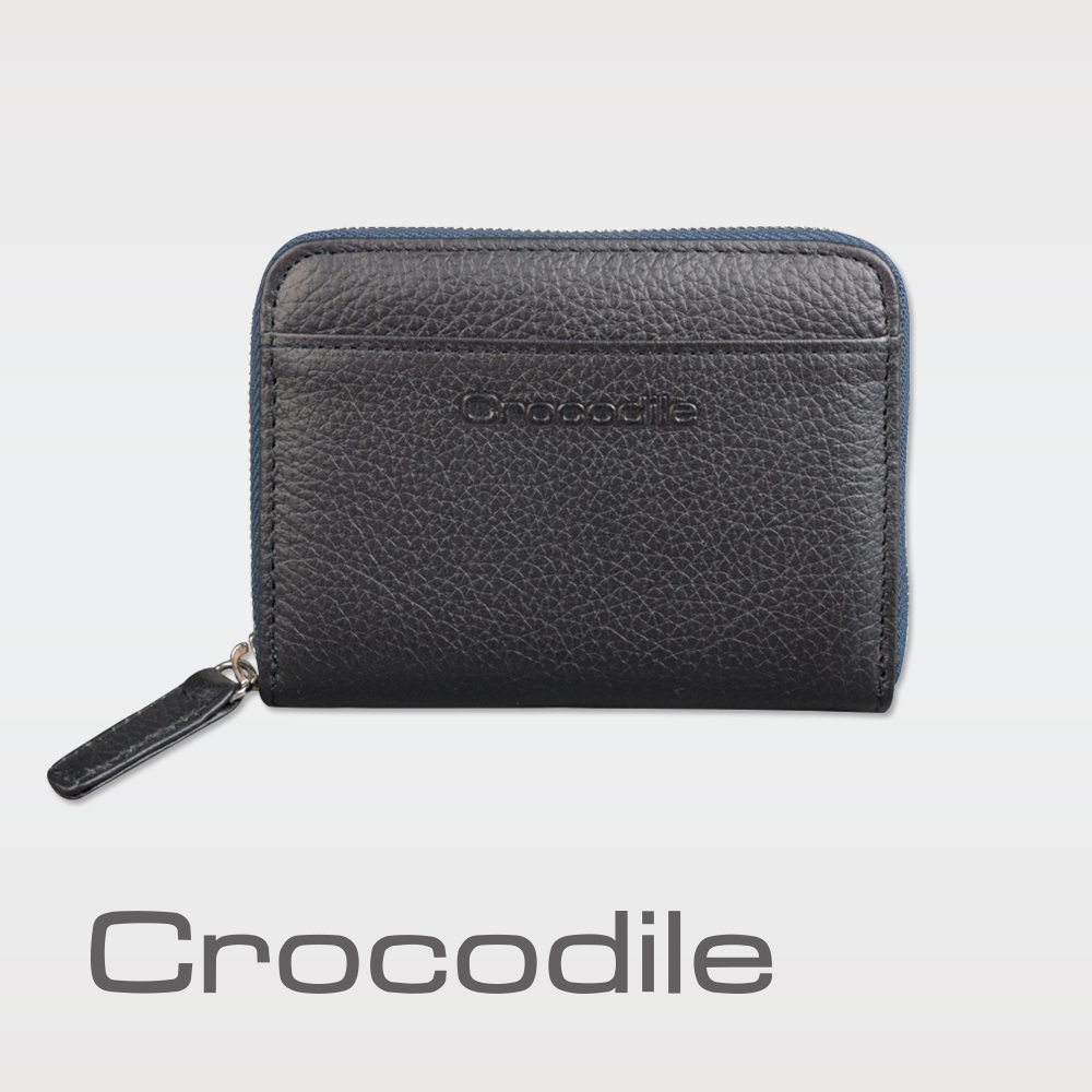 Crocodile 荔紋系列 Easy 輕巧拉鍊零錢包 0103-08005