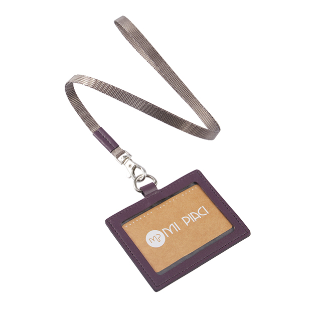 MI PIACI-JET系列證件套皮款橫式-紫色1686017