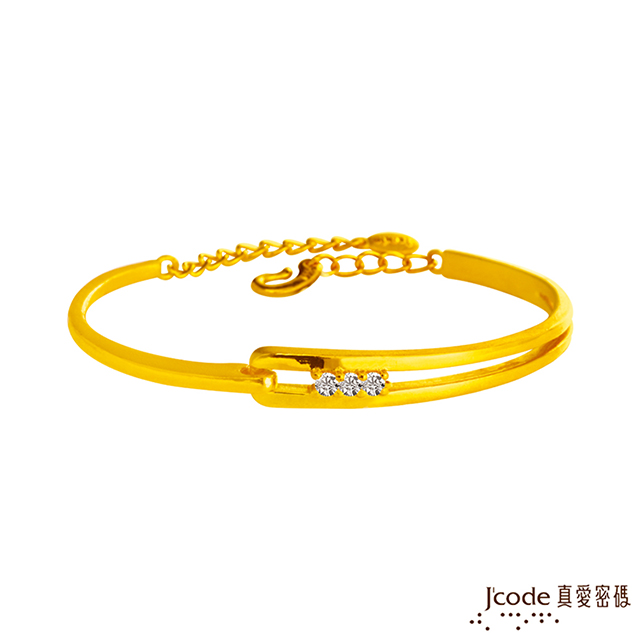 Jcode真愛密碼 晶彩人生黃金手環