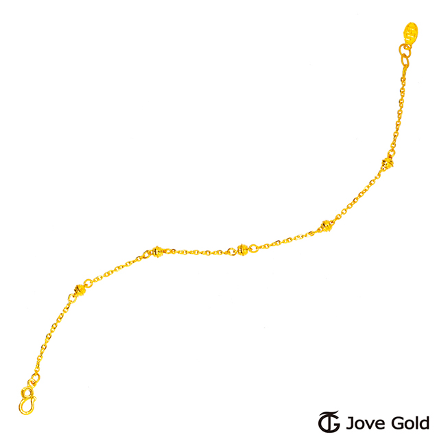 Jove Gold 漾金飾 氣泡水黃金手鍊