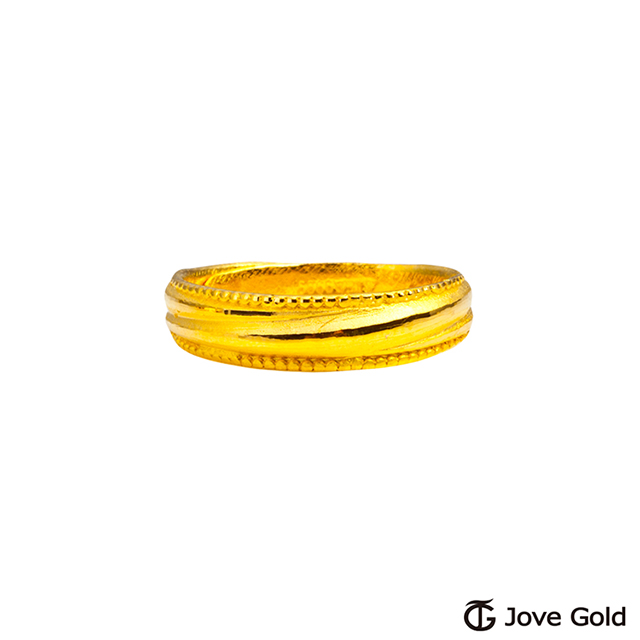 Jove Gold漾金飾 一生一世黃金女戒指