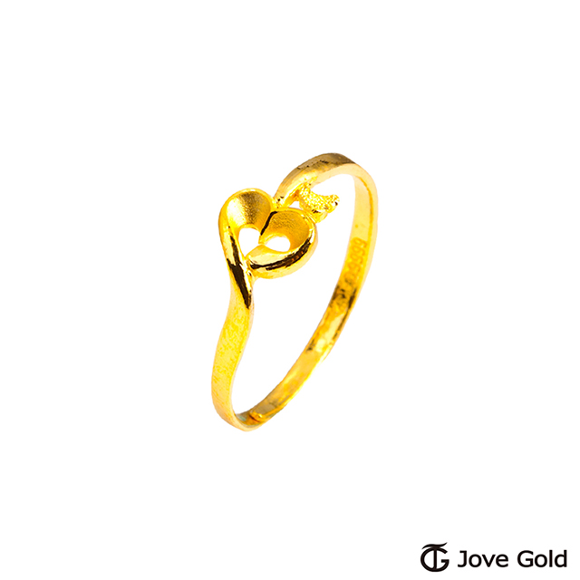 Jove Gold漾金飾 心的起點黃金戒指