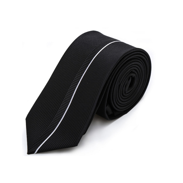 【拉福】】中線領帶7cm中版領帶拉鍊領帶(黑)