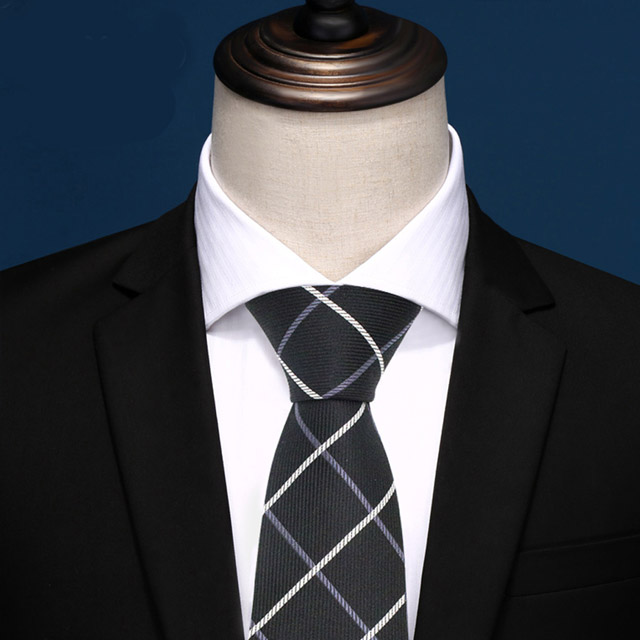 【拉福】格灣8CM寬版領帶拉鍊領帶