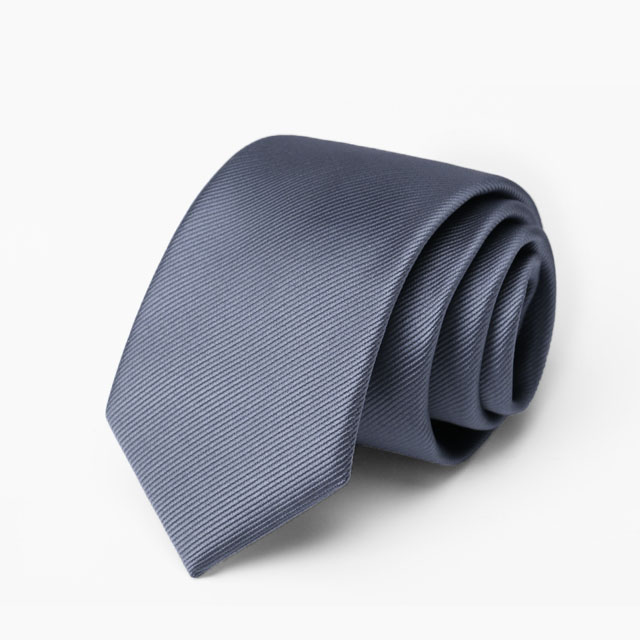 【拉福】領帶中窄版6cm拉鍊領帶(細斜紋 中灰)
