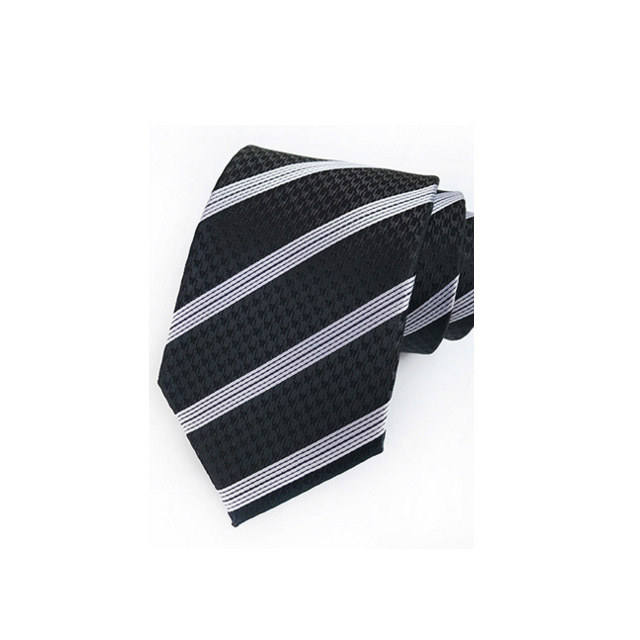 【拉福】領帶8cm寬版黑倫領帶手打領帶