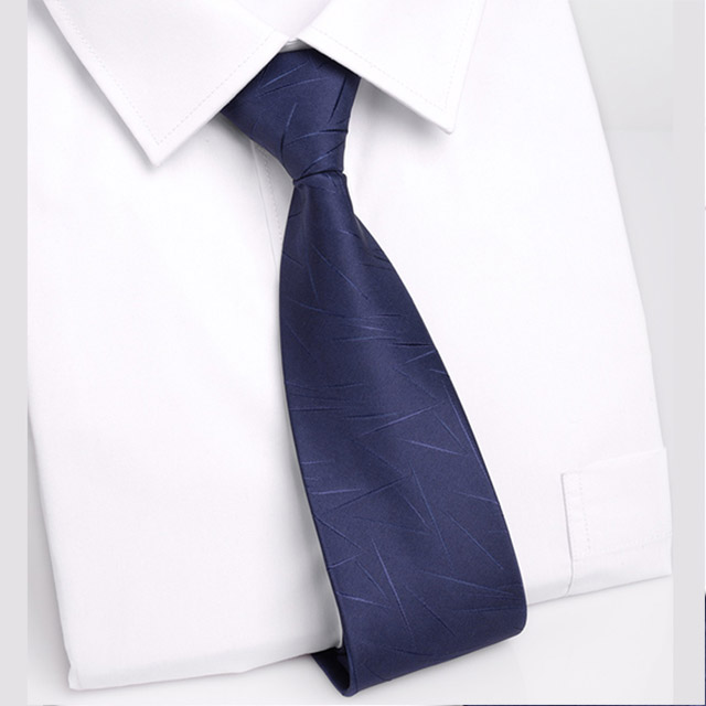 【Laifuu拉福】領帶8cm寬版雪片領帶手打領帶-手打(深藍)