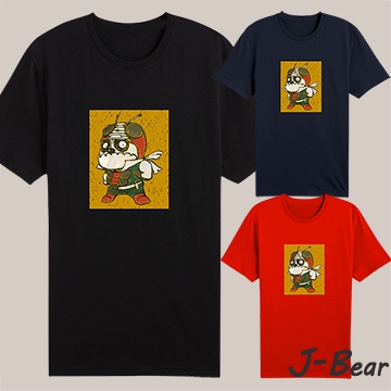 【J-Bear】手繪熊經典蒼蠅人短袖T恤(JJ005)