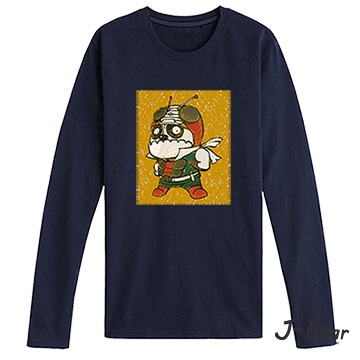 【J-Bear】手繪熊經典蒼蠅人長袖T恤(JB005)