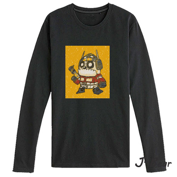 【J-Bear】手繪熊變型金剛長袖T恤(JB008)