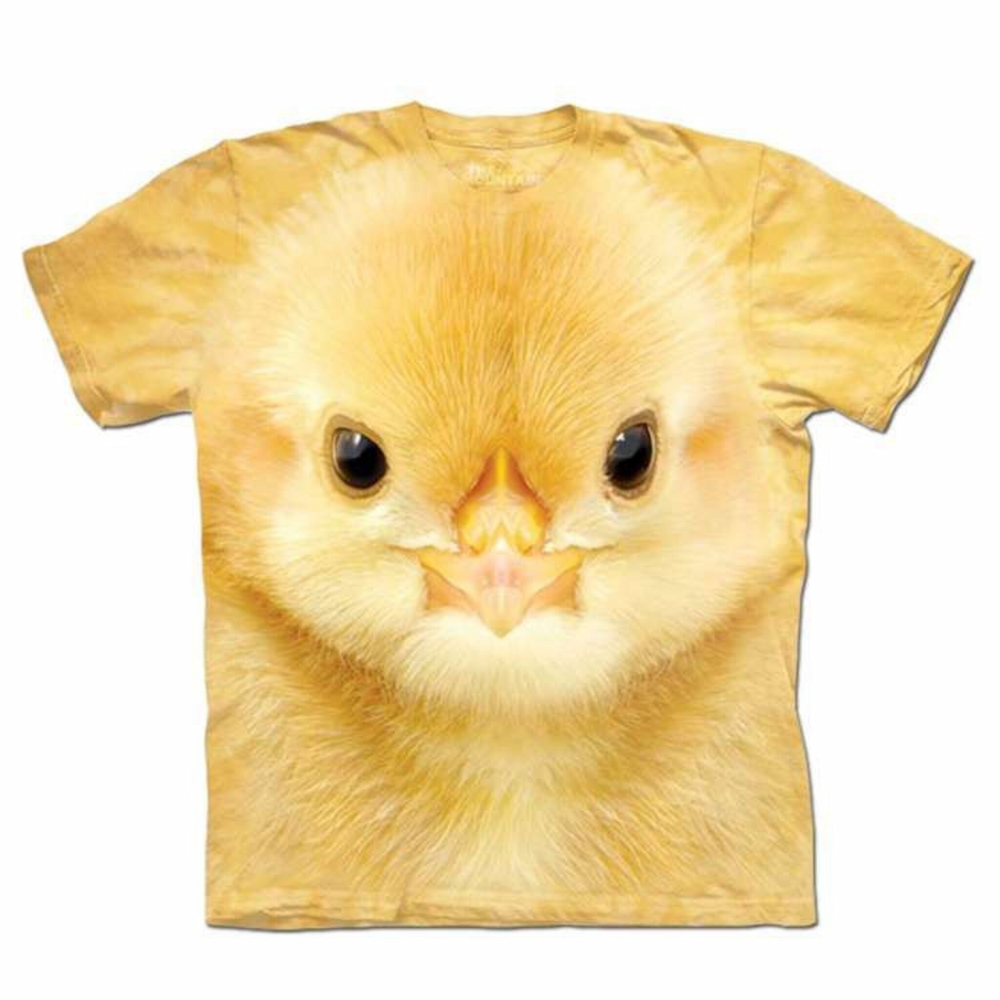 『摩達客』(現貨) 美國進口【The Mountain】自然純棉系列 黃色小雞 T恤