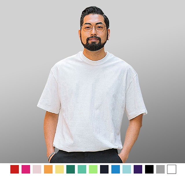 【男人幫】T0001＊圓領領子加厚，純棉素色T恤-素色系