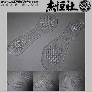 JHS傑恆社鞋墊款107舒適女對一高跟鞋矽膠足弓墊七分墊減震防痛防滑調碼二對