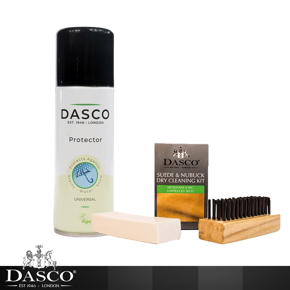 英國伯爵DASCO 防水防污劑+5618麂皮乾式清潔組