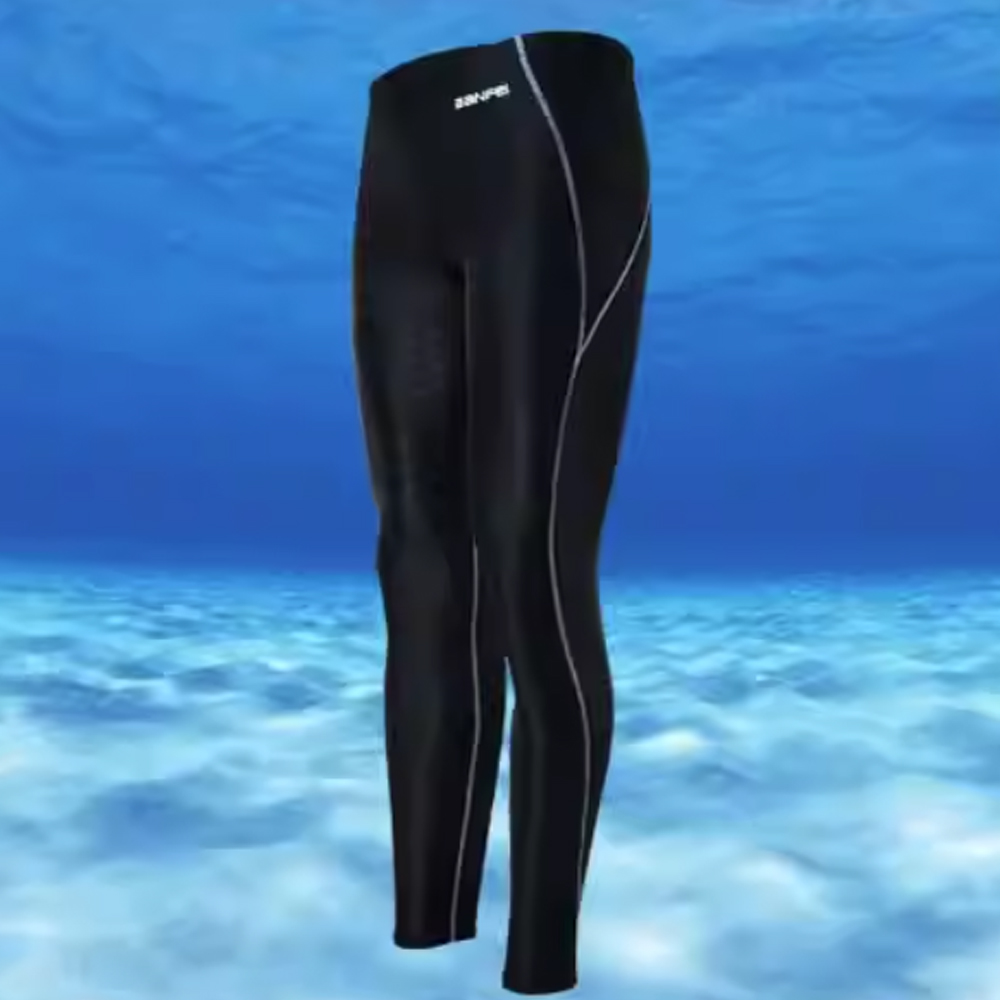 Biki比基尼妮泳衣，鯊魚男泳褲長褲有加大浮潛褲(M-3XL)