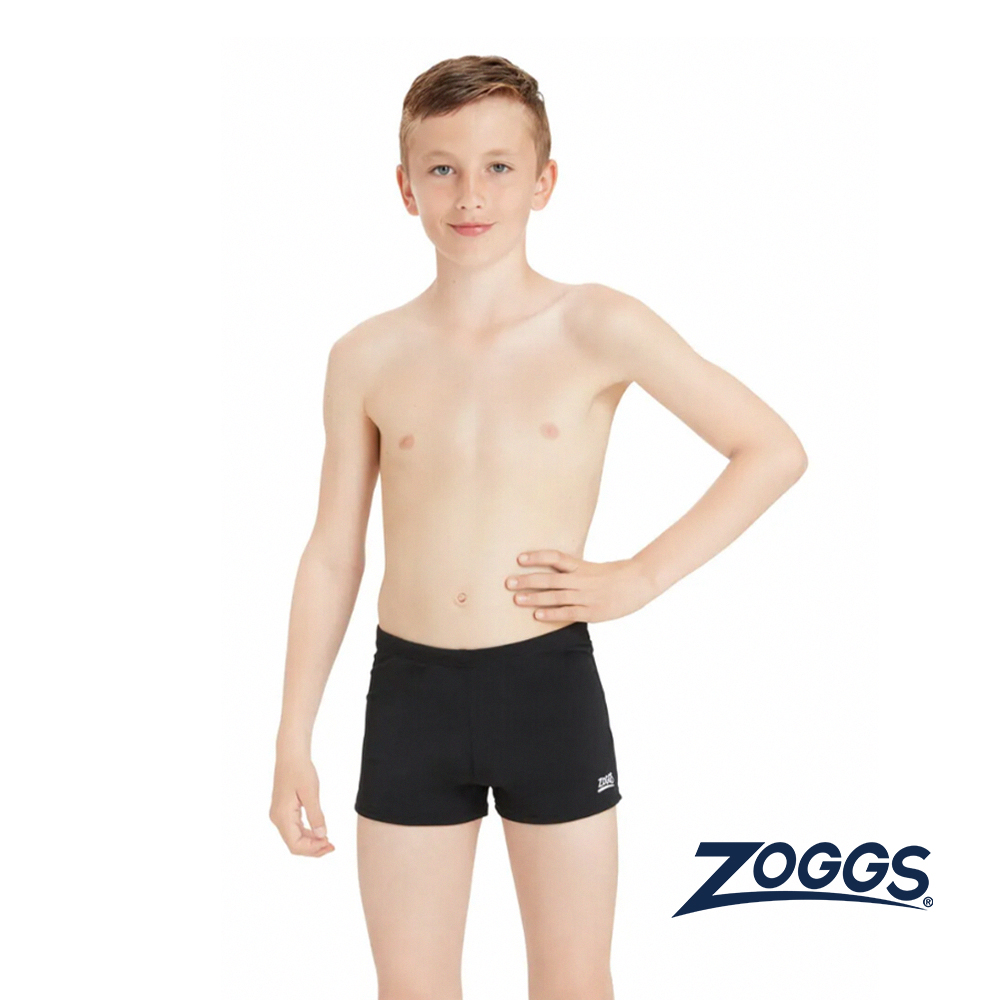 ZOGGS 青少年《經典黑》四角泳褲