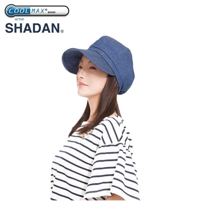 日本NEEDS吸濕排汗COOLMAX紅外線隔熱SHADAN遮陽防曬帽小臉帽報童帽#82503#79800(抗UV;可折疊收納)