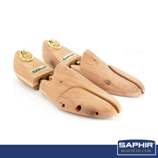 松木鞋撐：天然雪松木製造，皮革不易變形，防潮去味【SAPHIR莎菲爾】