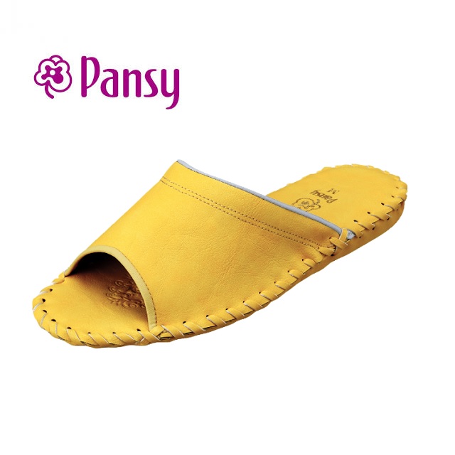 【PANSY】日本皇家品牌室內女士拖鞋-黃色-9505