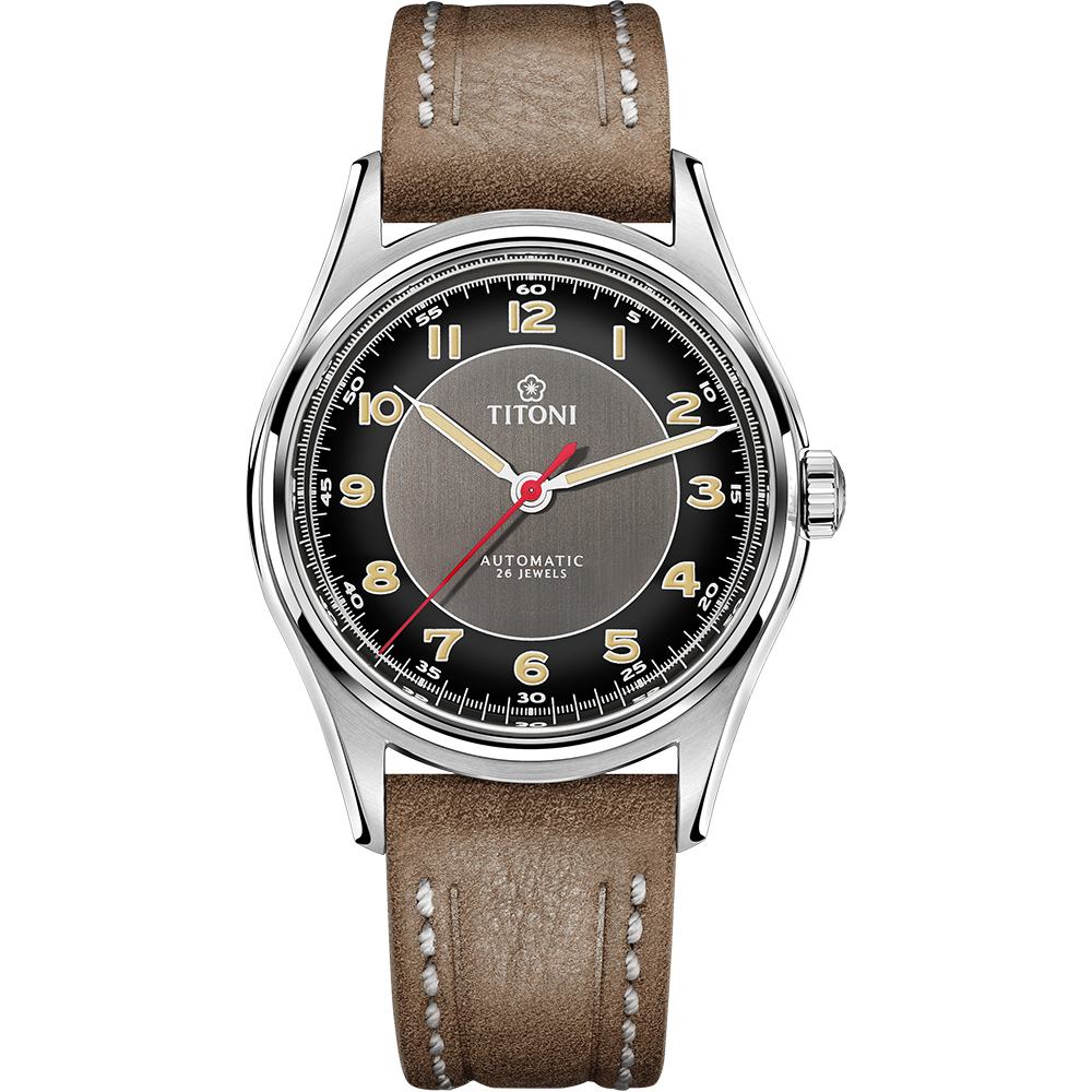 TITONI 梅花錶 傳承系列百周年紀念腕錶-39mm 83019 S-ST-638