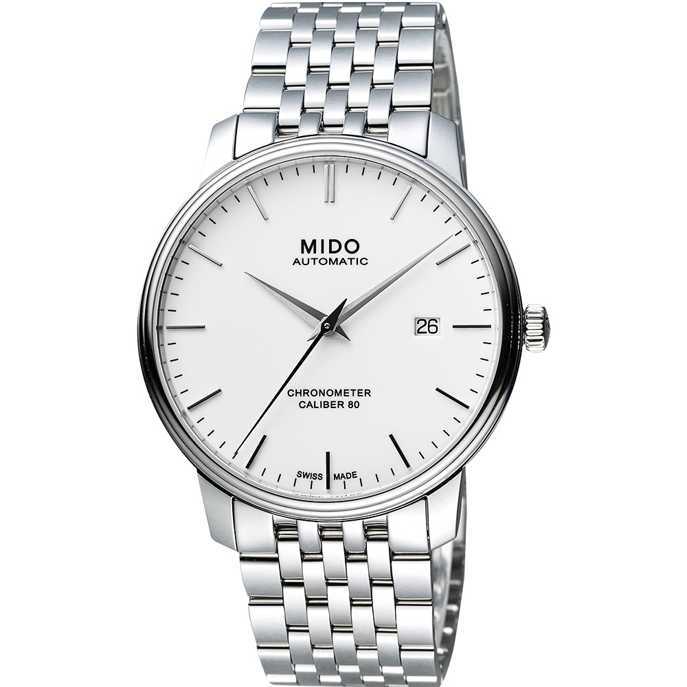 MIDO美度 永恆系列80小時天文台認證矽游絲機械腕錶 M0274081101100