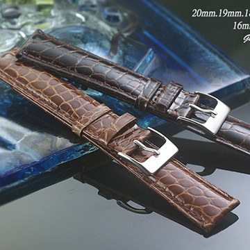 進口純正鱷魚皮高級錶帶 ( 22mm.21mm.20mm.19mm.18mm )