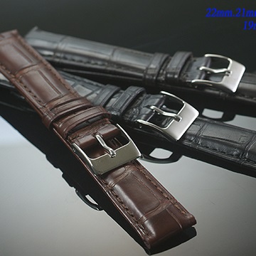 進口純正鱷魚皮高級錶帶 ( 22mm.21mm.20mm.19mm.18mm)
