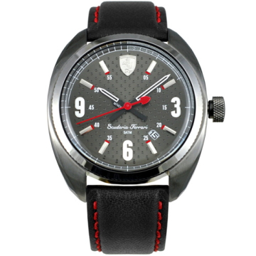 FERRARI Formula Sportive經典黑鋼灰面時尚腕錶/0830207