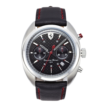 FERRARI Formula Sportiva計時黑面時尚腕錶/0830239