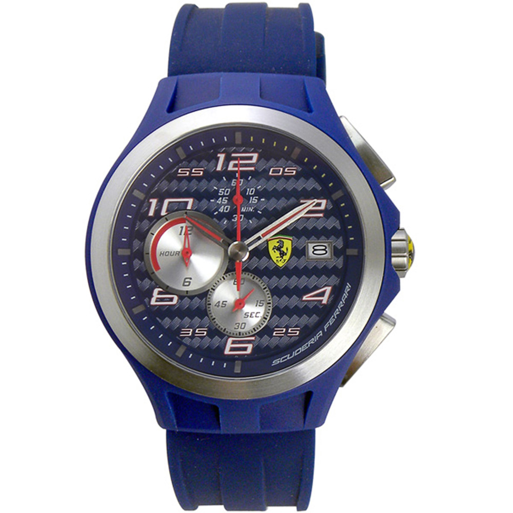 Scuderia Ferrari 法拉利 碳纖維三眼計時錶 FA0830075