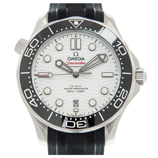 OMEGA 歐米茄 全新海馬同軸擒縱大師天文臺橡膠款(210.32.42.20.04.001)x白x42mm