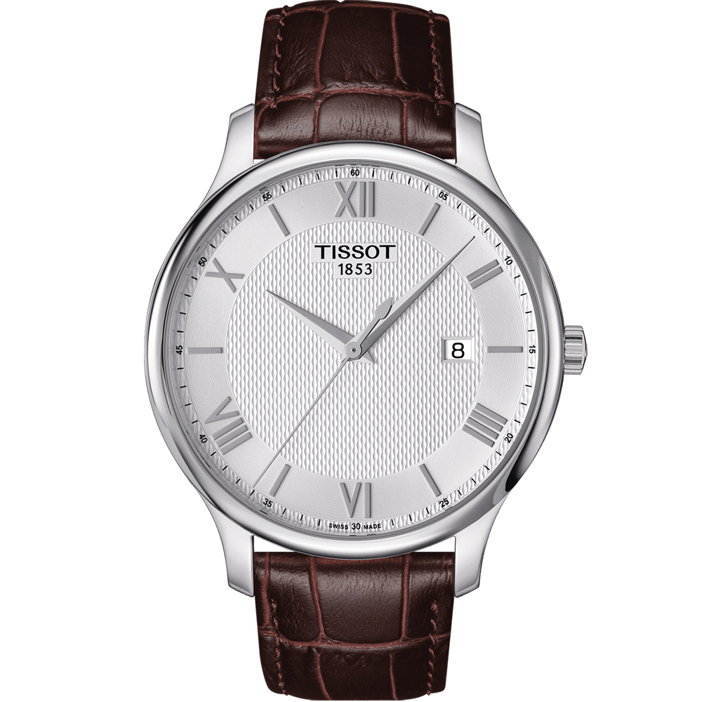 天梭 TISSOT Tradition系列 懷舊古典時尚腕錶 T0636101603800