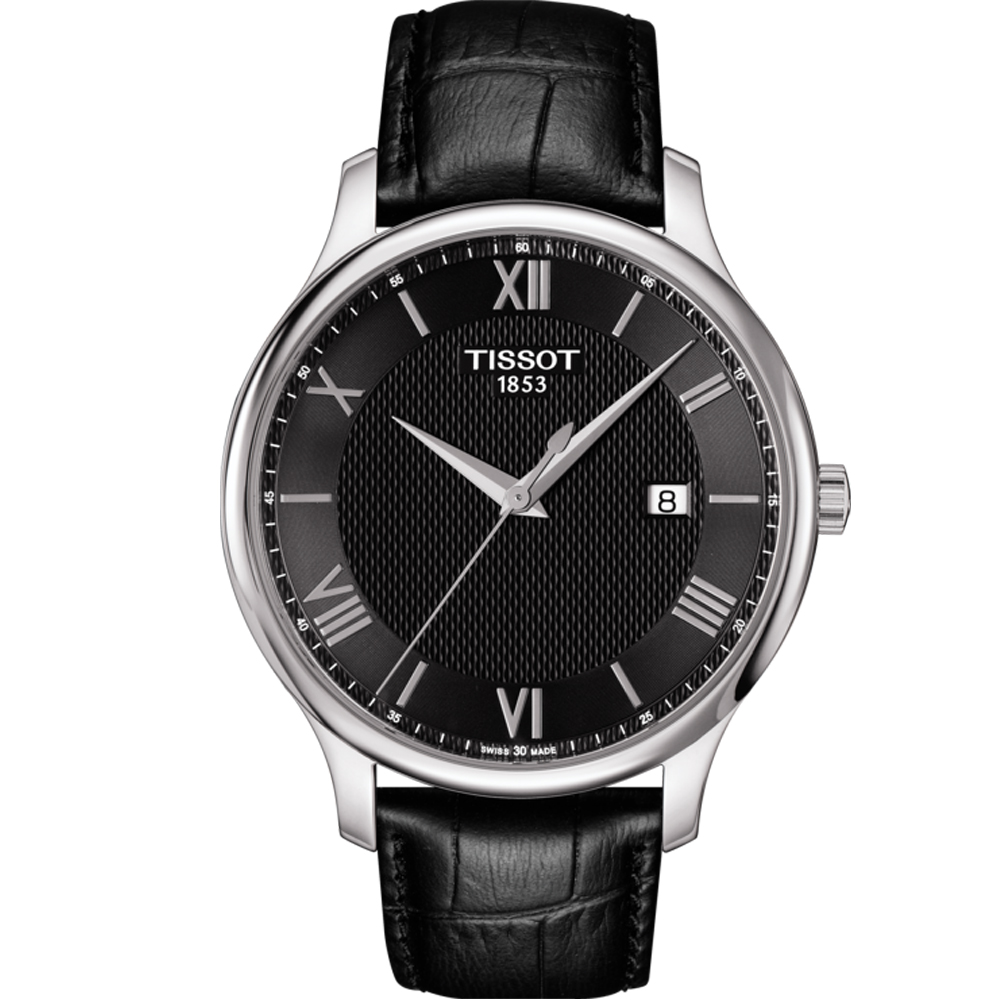 T0636101605800 黑 天梭 TISSOT Tradition系列 懷舊古典時尚腕錶