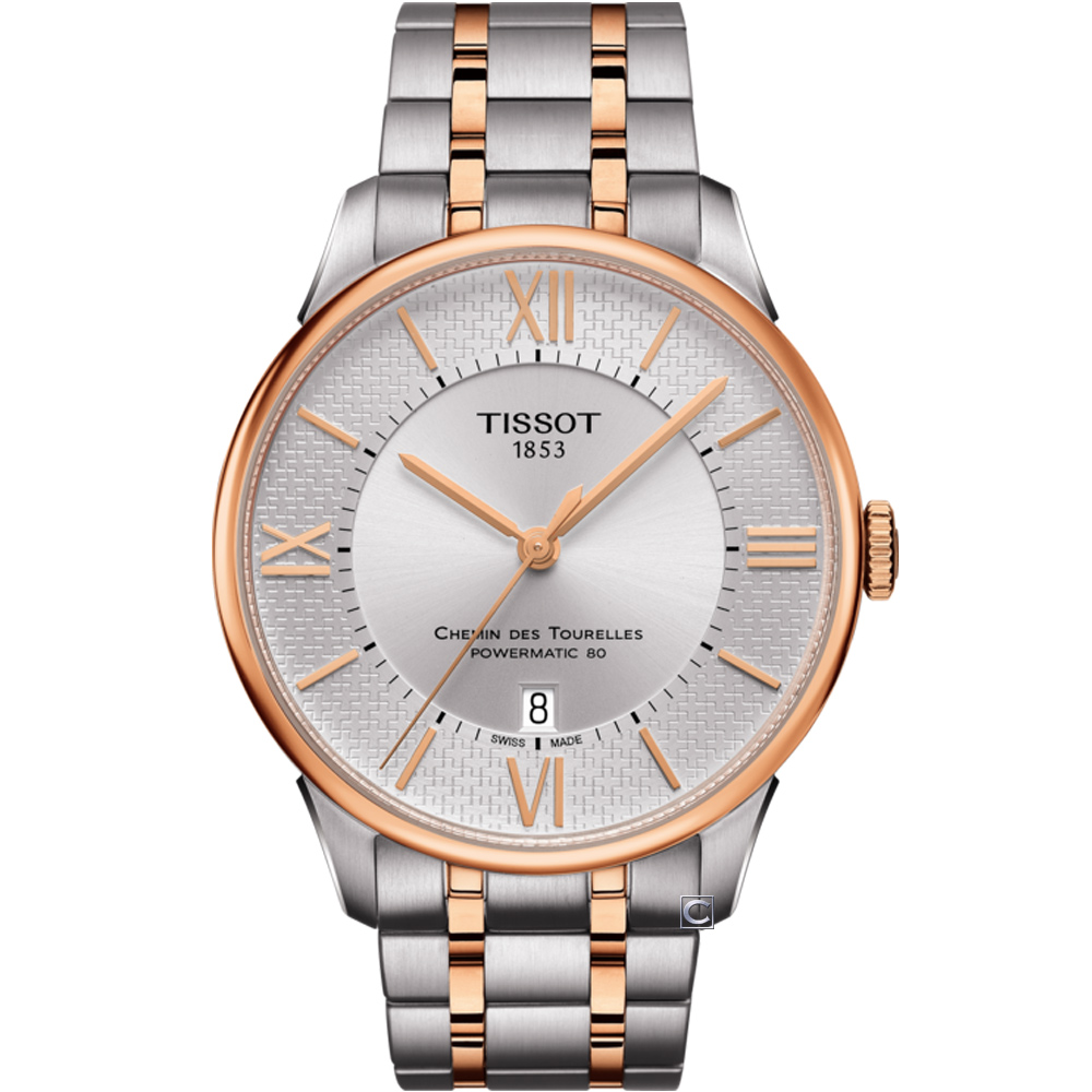 T0994072203801 雙色 TISSOT 天梭杜魯爾瑞士特別款機械腕錶