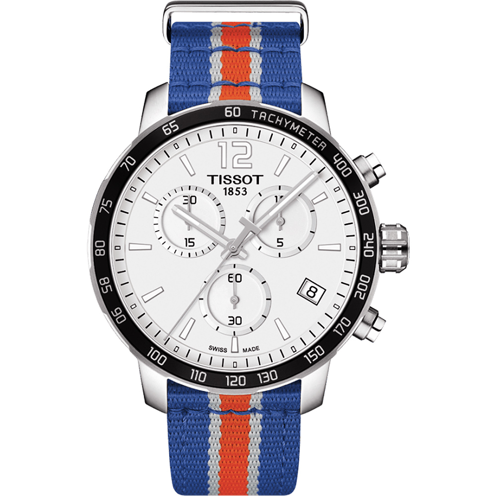 TISSOT天梭 X NBA ：紐約尼克隊特別版腕錶-42mm T0954171703706