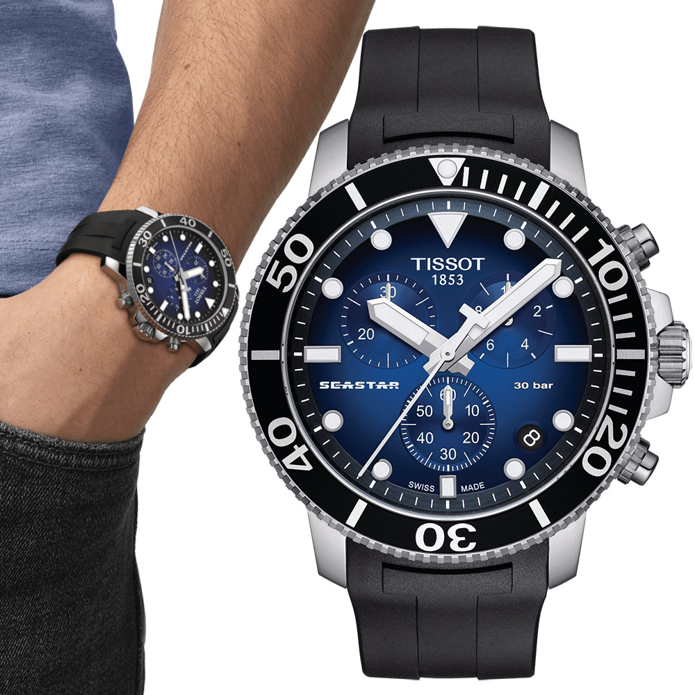 TISSOT SEASTAR 錶(T1204171704100)