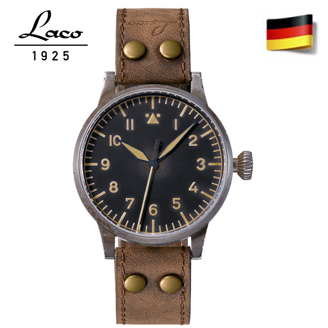 【Laco】朗坤 861933 夜光自動復古機械錶 男錶 手錶 軍錶 傳家寶系列