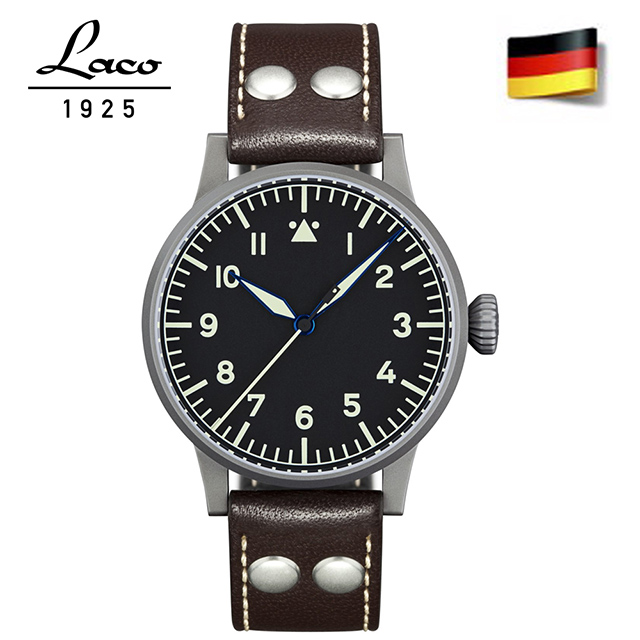 【Laco】朗坤 861752 德國進口 飛行員手錶原型 - 薩爾布呂肯