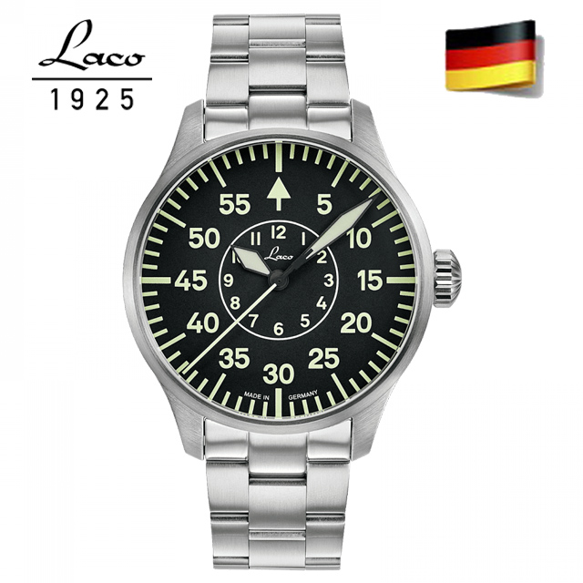 德國品牌 Laco 朗坤 861891.2 機械飛行BASIC FARO軍錶 手錶 軍錶/42MM