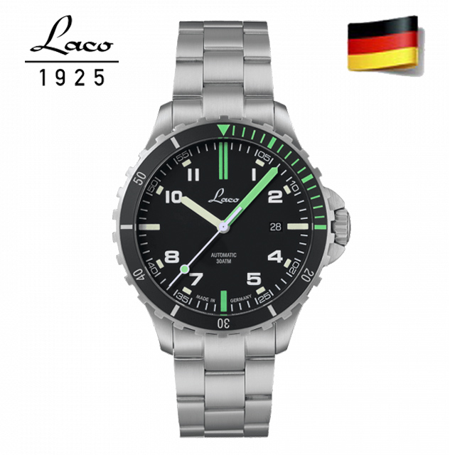 【Laco】朗坤 862107.MB 運動手錶 AMAZONAS 自動機械錶 多用途的蝎子- 30個大氣壓下防水