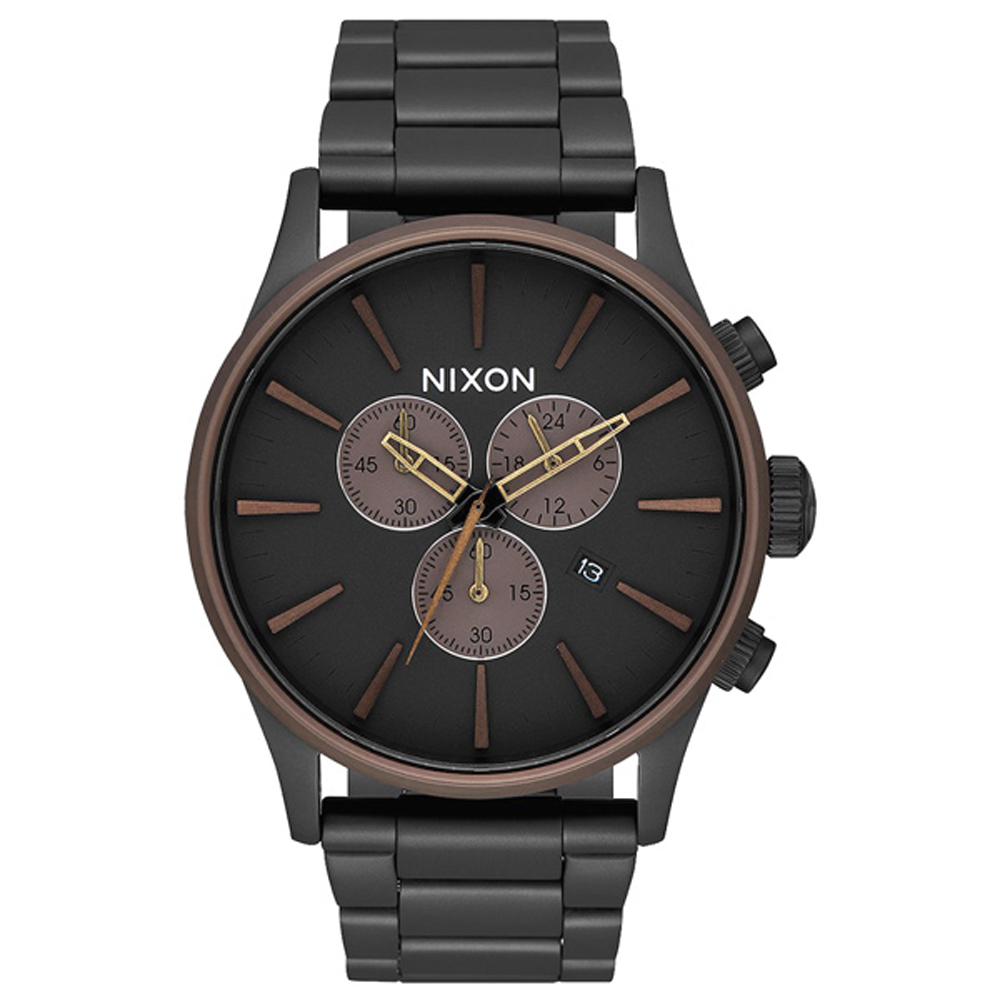 NIXON The SENTRY CHRONO 藍調搖滾潮流運動腕錶-A3862786
