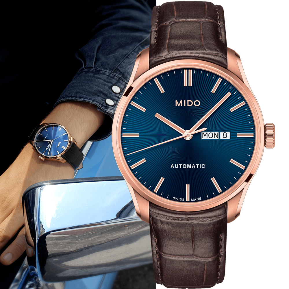 M0246303604100 美度錶 BELLUNA II系列系列時尚紳士機械錶