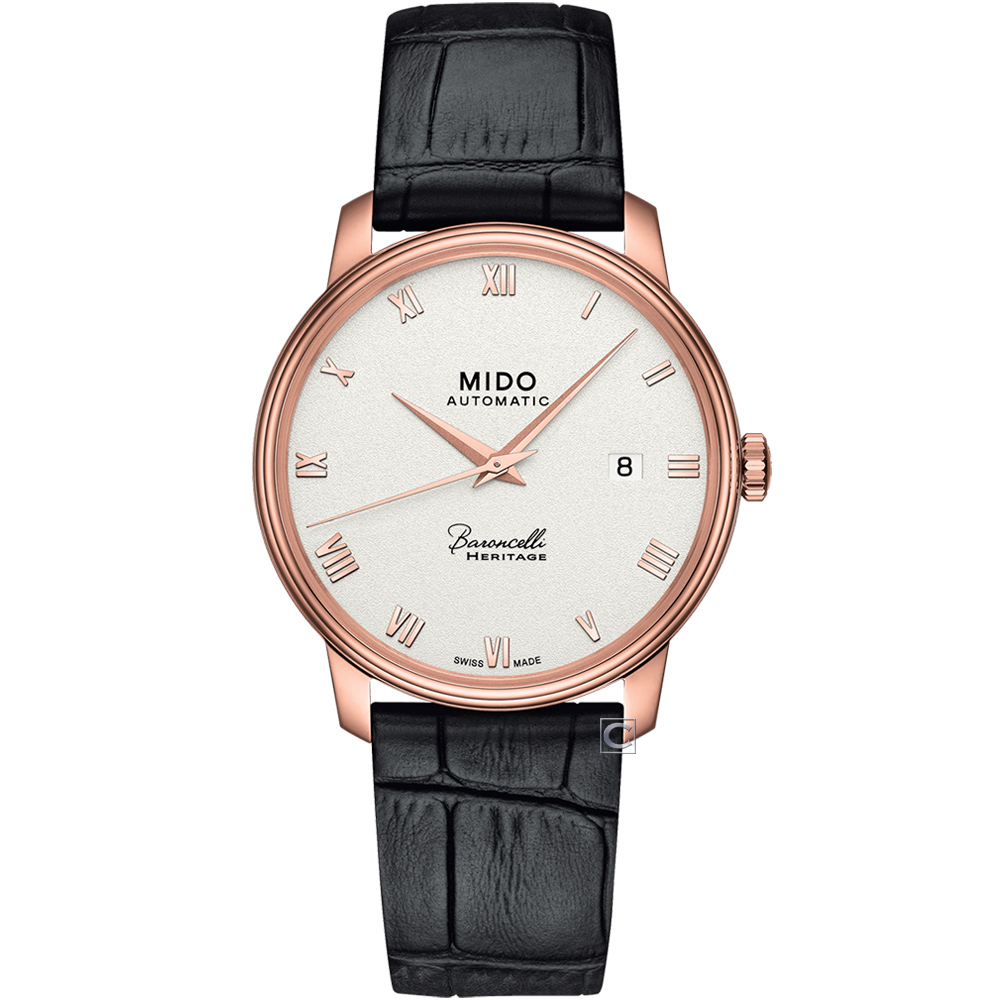 M0274073601300 MIDO美度錶Baroncelli Heritage永恆系列復刻腕錶