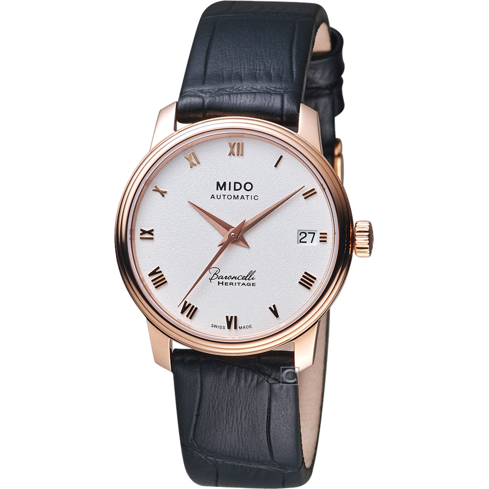 M0272073601300 MIDO美度錶 Baroncelli Heritage永恆系列復刻腕錶