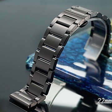 全新 不鏽鋼實心摺疊扣-快拆式金屬錶帶 ( 22mm.20mm )