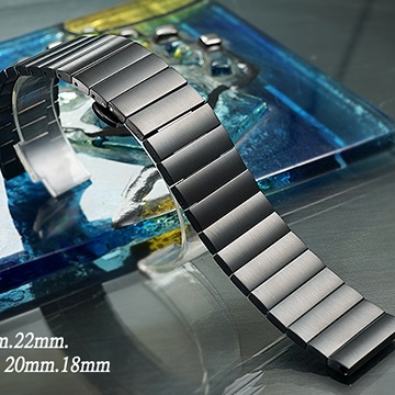 全新 不鏽鋼一體式實心摺疊扣-快拆式金屬錶帶 ( 24mm.22mm.20mm.18mm )